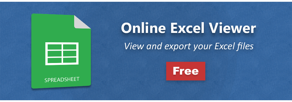 Online Excel Viewer to view Excel Files